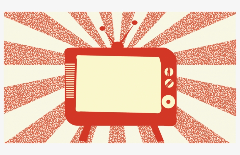 Retro Tv - Ein Letzter Heftiger Schlag Postkarte, transparent png