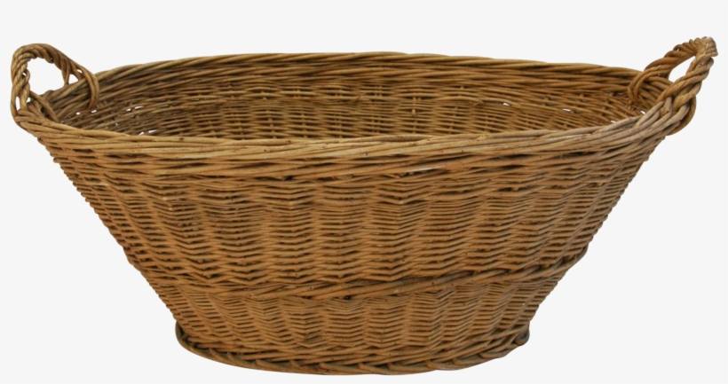 Wicker Basket Png Transparent Wicker Basket - Mike Seratt Of The Prized Pig Early 1900s Woven French, transparent png