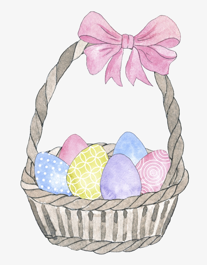 Hand Painted Gray Basket Halloween Transparent Decorative - Portable Network Graphics, transparent png