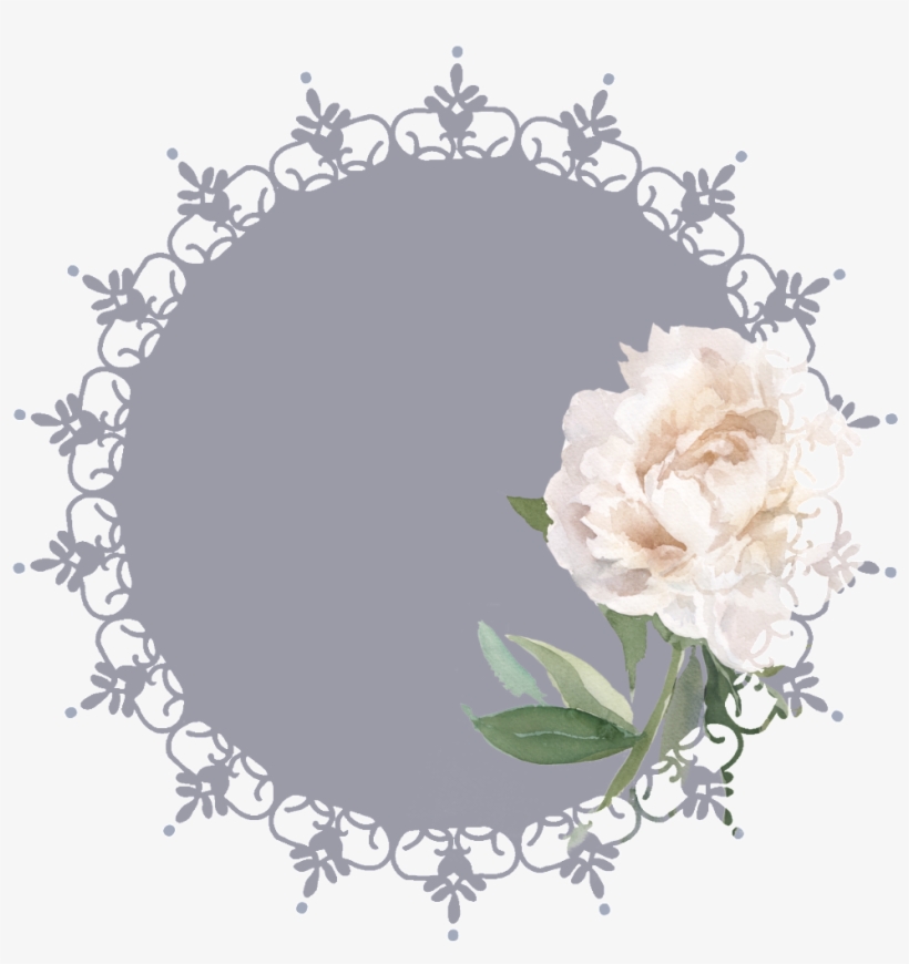 Creative European Texture Flower Transparent Border - .net, transparent png