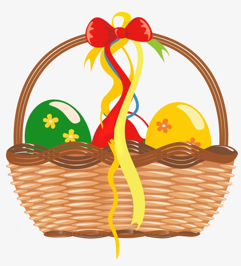 3855058 Basket Clip Art Picnic Clipart Clipart Picnic - Easter, transparent png