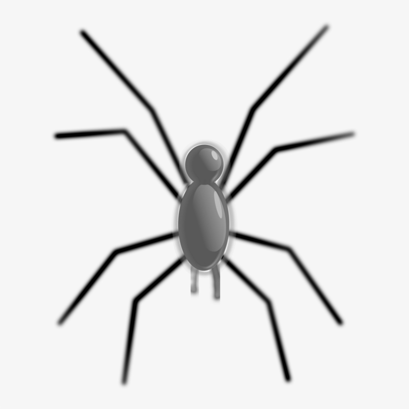 Cellar Spiders Spider Web Computer Icons Redback Spider - Spider Legs Clip Art, transparent png