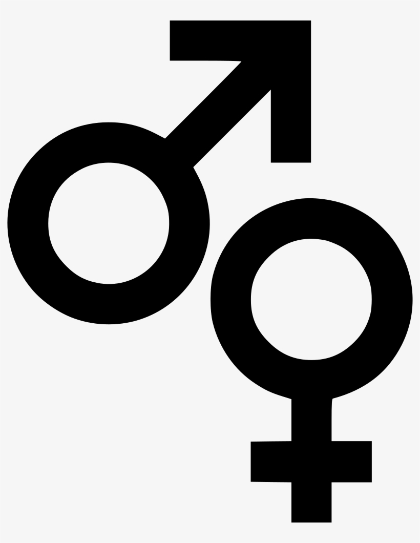Male Female Symbols Sign Biology Comments - Male Female Symbol Png, transparent png