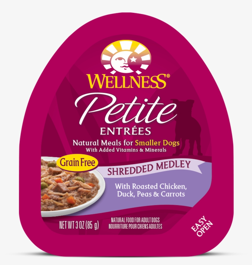 Shredded Medley Chicken Duck - Wellness Petite Entrees Mini Filets Roasted Beef Carrots, transparent png
