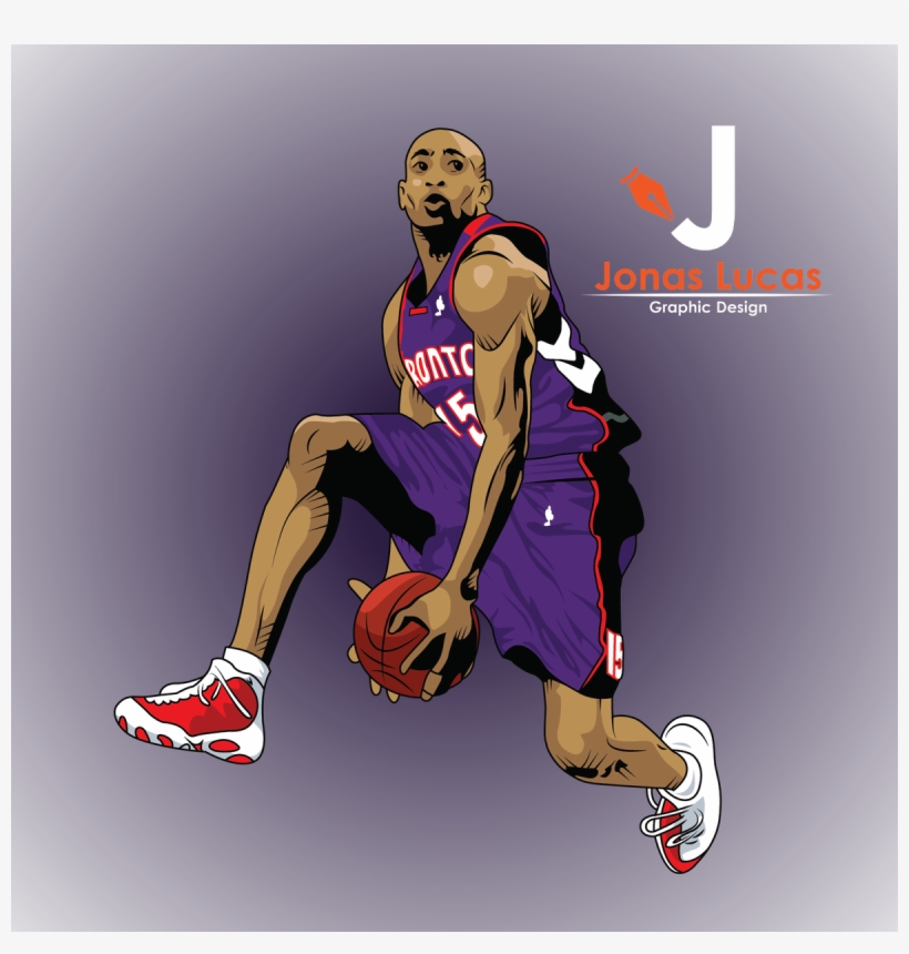 Vince Carter And Jonaski - T-shirt, transparent png