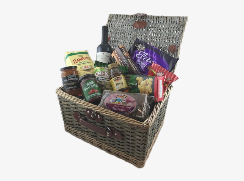 Irish Picnic Basket Hamper Hamper 470x542 PNG Download PNGkit