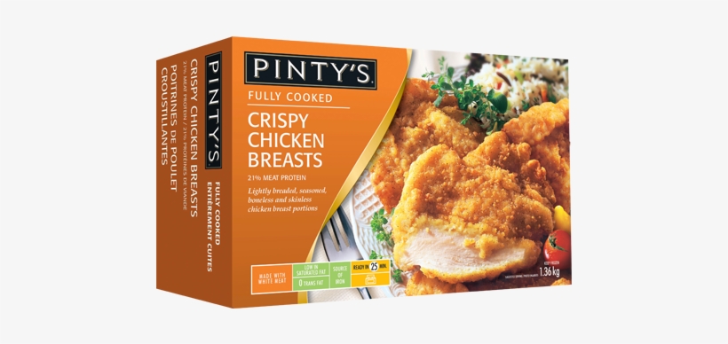 Pinty's Crispy Chicken Breast - Chicken, transparent png