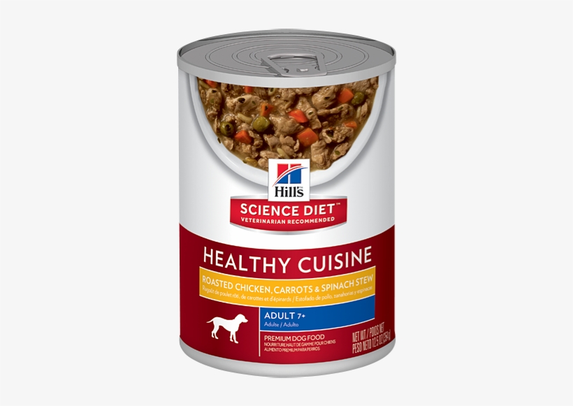 Sd Canine Adult 7 Plus Healthy Cuisine Roasted Chicken - Science Diet Adult 7+ Healthy Cuisine Dog Food, transparent png