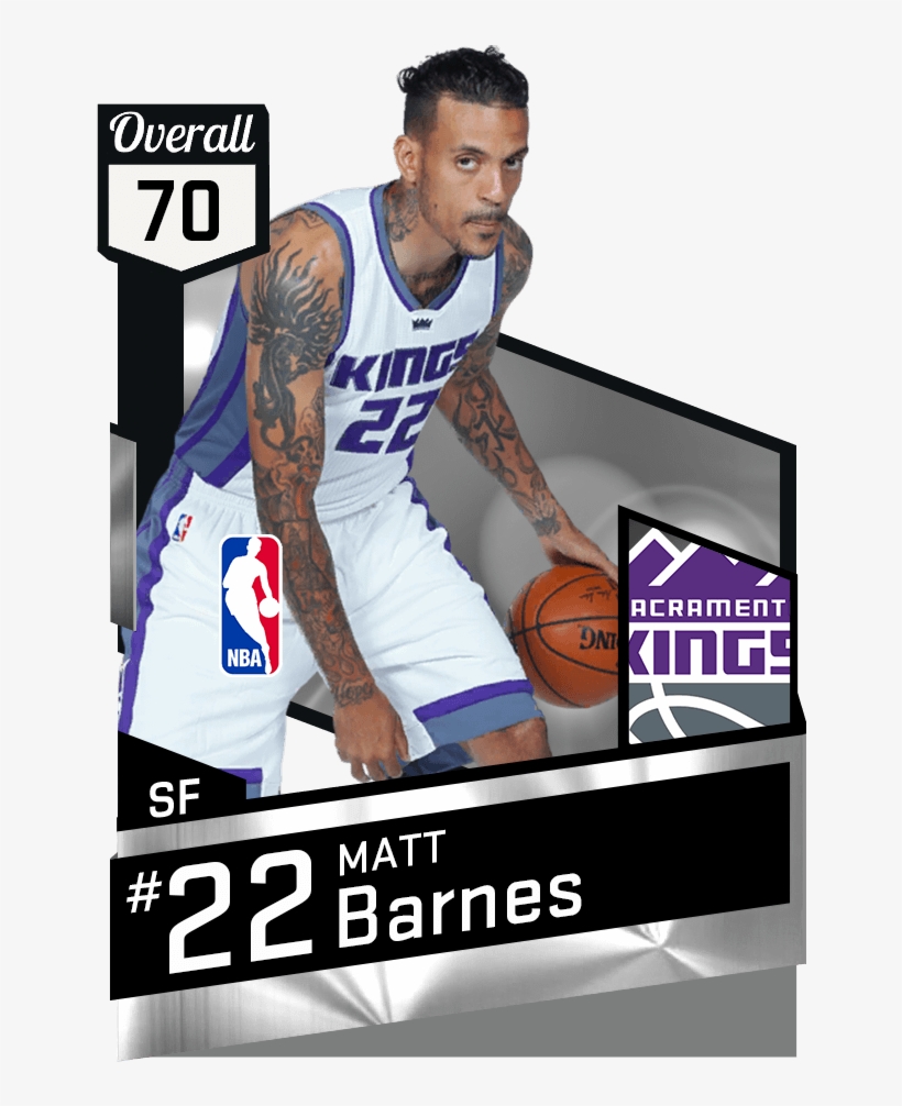 Mtdb Nba 2k17 - Matt Barnes Nba 2k17, transparent png