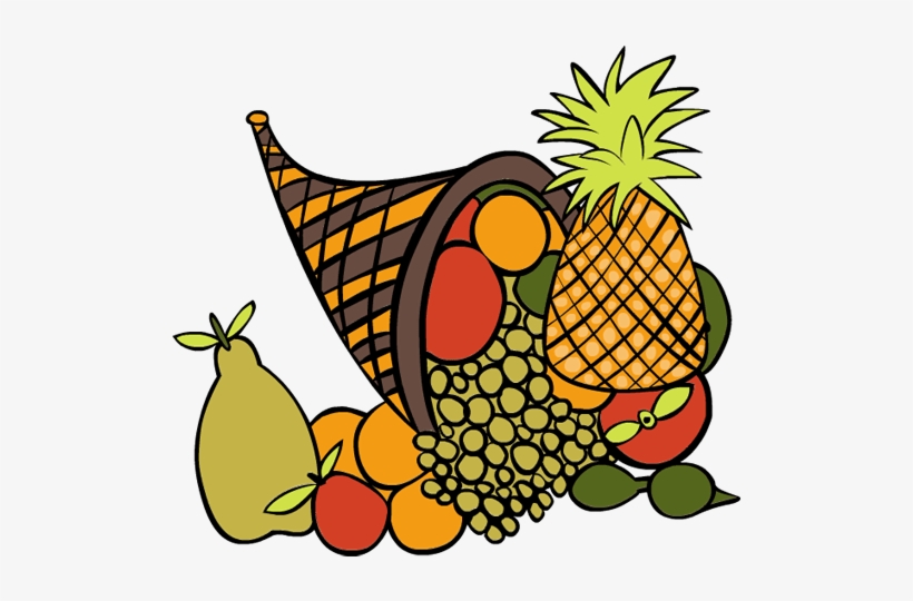 Orange Thanksgiving Baskets Clipart Jpg Library Download, transparent png
