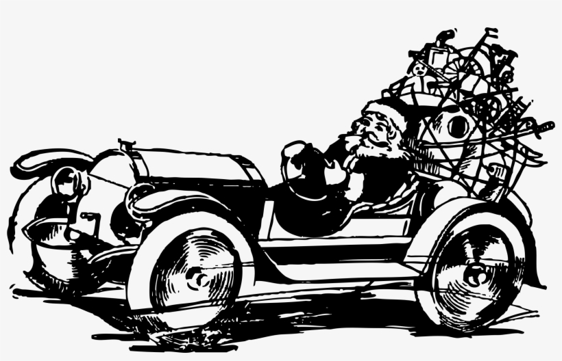 This Free Icons Png Design Of Santa Driving, transparent png