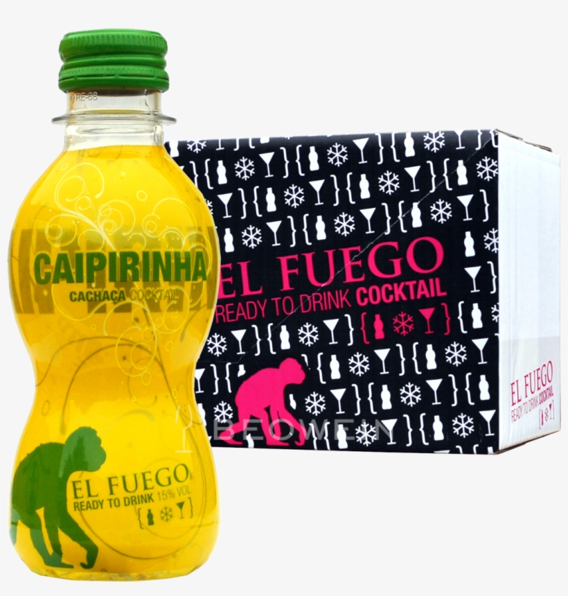 El Fuego Cocktail Caipirinha 6 X 0,2 L - Cocktail, transparent png