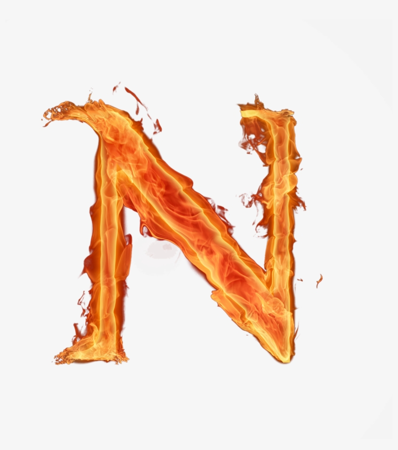 Fogo Png, Me Chama, Lettering, Logos, Alphabet, Firefighters, - Letras De Fogo N, transparent png