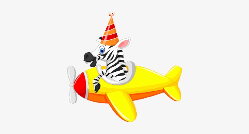 Funny Clipart Plane - Funny Airplane Clipart, transparent png