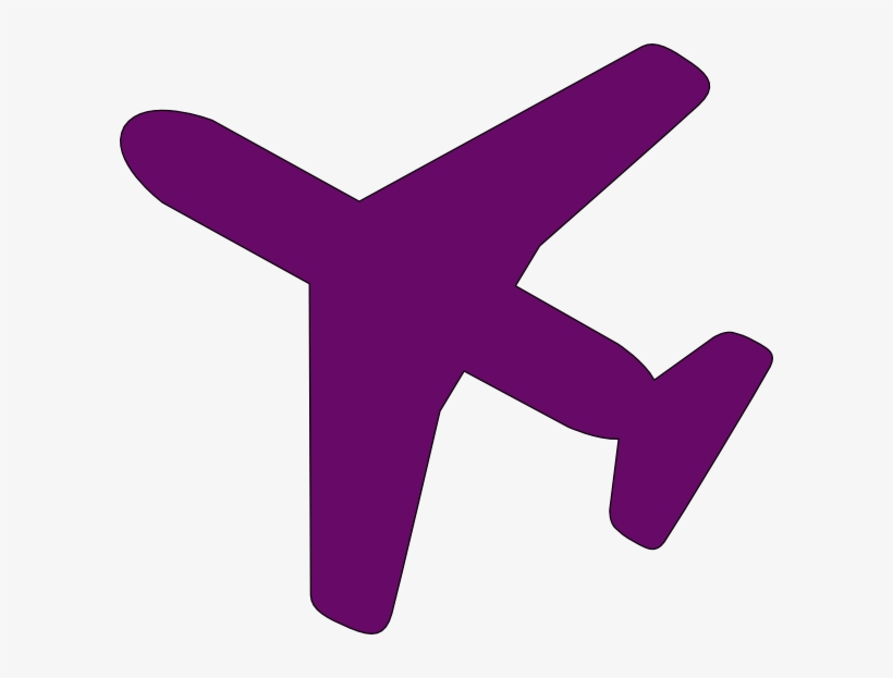 Clip Art At Clker Com Vector Online - Cartoon Airplane From Above, transparent png