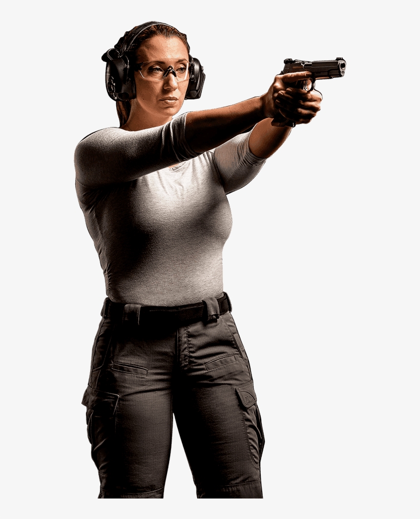 Target - Shooting A Gun Png, transparent png