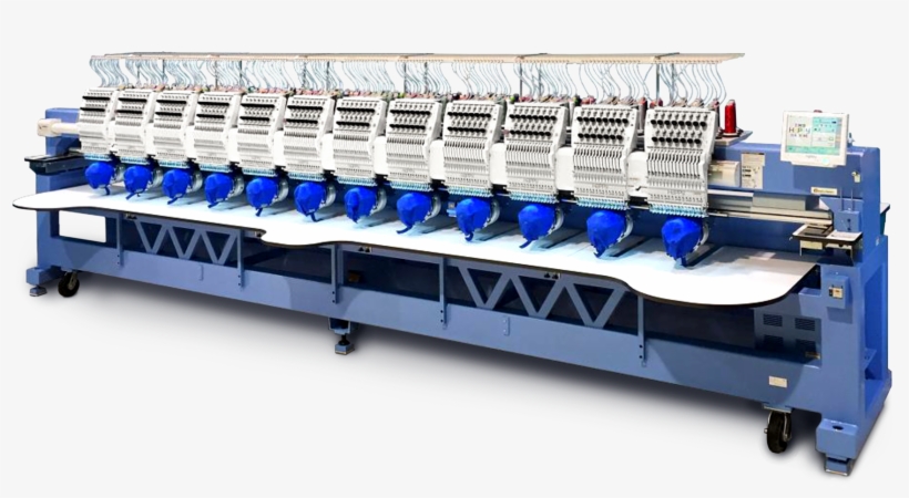 Custom Embroidery Service Tampa - Embroidery Machine 12 Head, transparent png