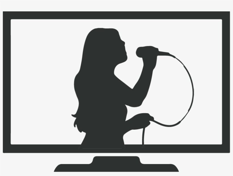 Dj Lighting Video - Karaoke Silhouette, transparent png