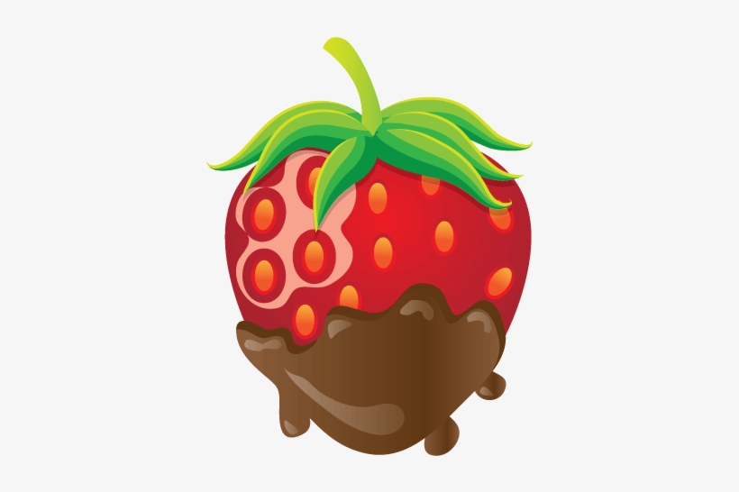 Jpg Freeuse Library Chocolate Strawberry By Gniyuhs - Strawberry Chocolate Images Png, transparent png