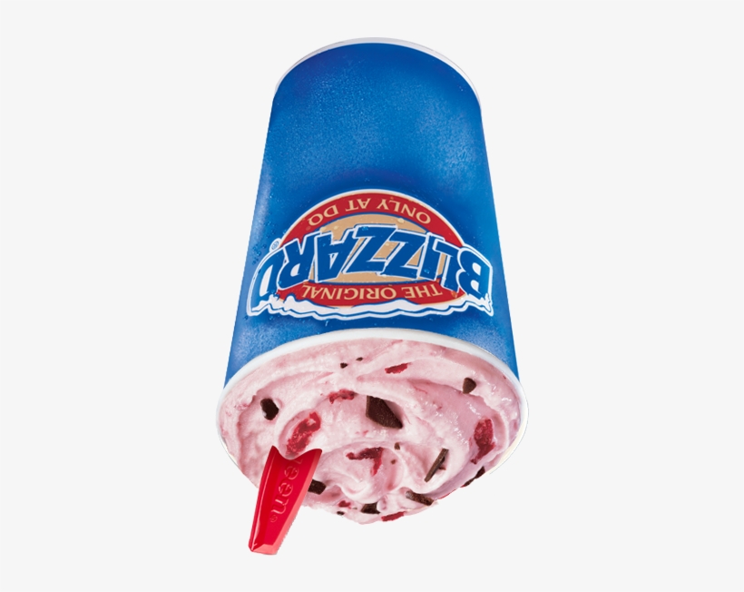 Chocolate Covered Strawberry Blizzard® Treat - Dairy Queen Skor Blizzard, transparent png