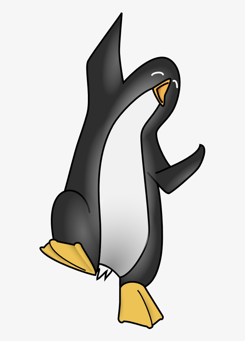 Christmas Penguin Clipart - Dancing Penguin Animation, transparent png