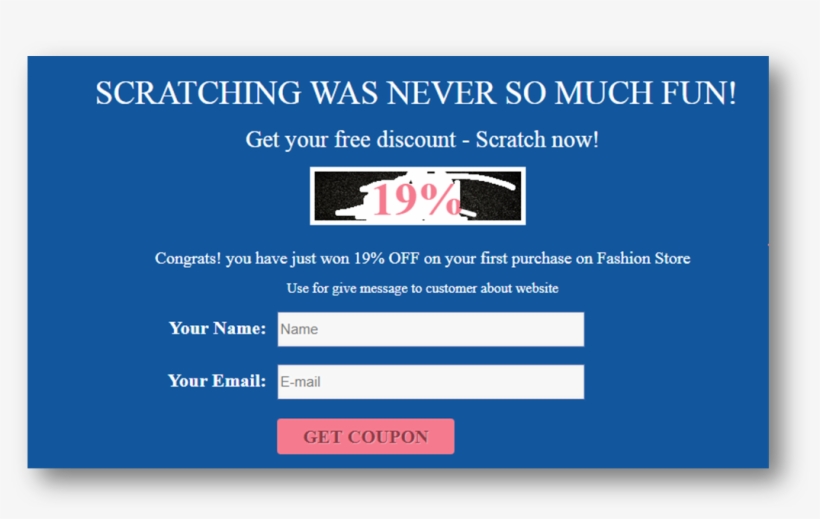 Introduction To Scratch Coupon/email Subscription Pop - Change We Can Believe, transparent png
