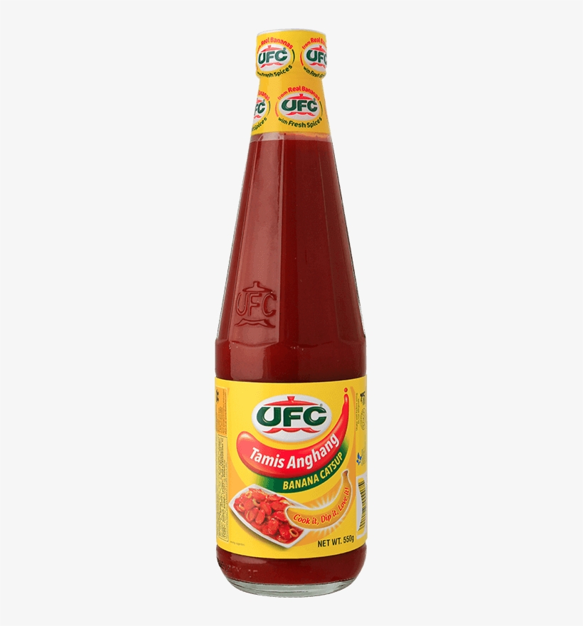 Ufc Tamis Anghang Banana Catsup Regular 550g - Ufc Ketchup, transparent png