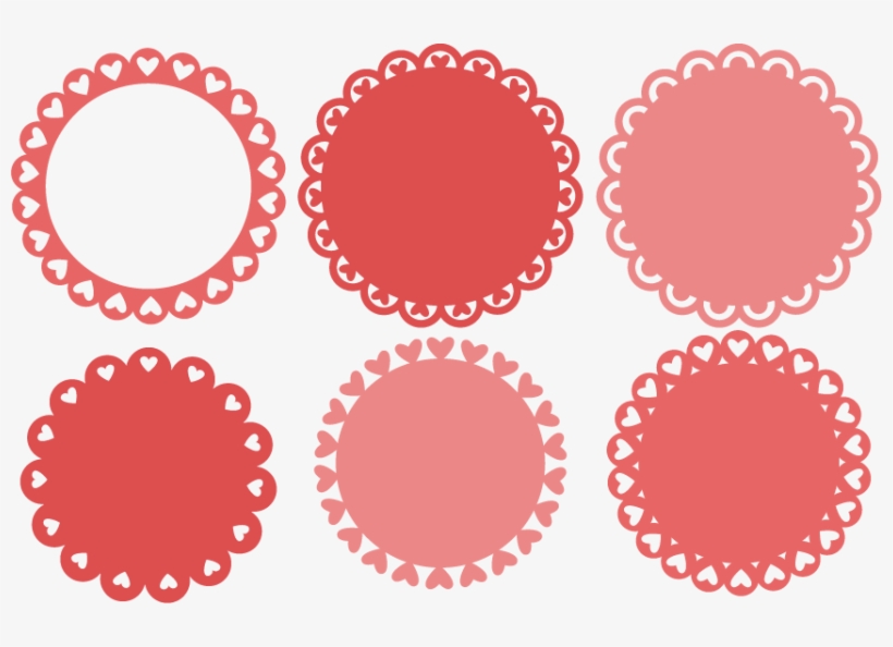 Heart Backgrounds Svg Cutting Files Heart Svg Cuts - Heart Border Svg, transparent png