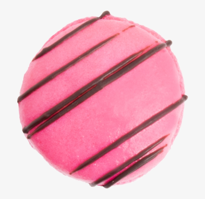 Chocolate Covered Strawberry Macaron Top View Thumbnail - Chocolate, transparent png