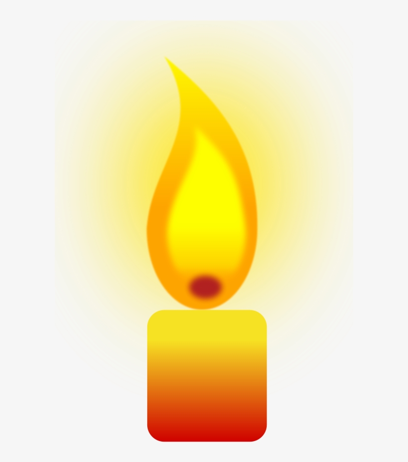 Burning Candle Png 900px Large Size - Candle Burning Clip Art, transparent png