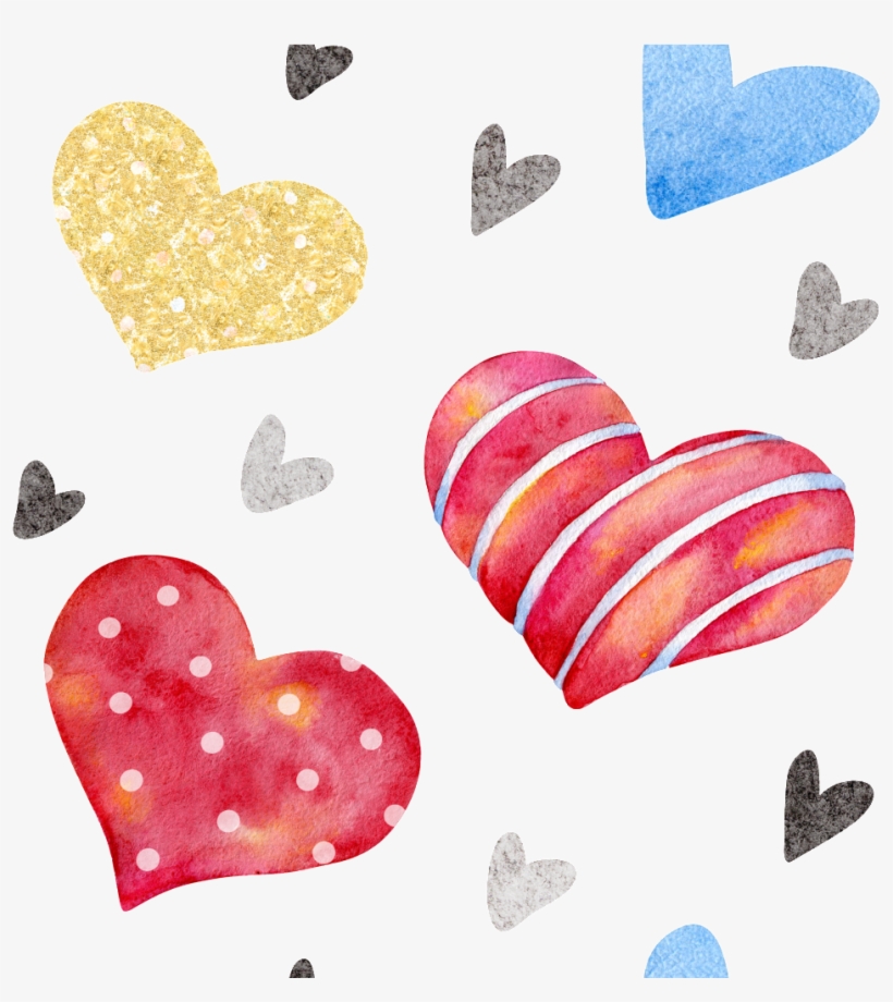 Romantic Love Heart Background Valentine Background - Valentine's Day, transparent png
