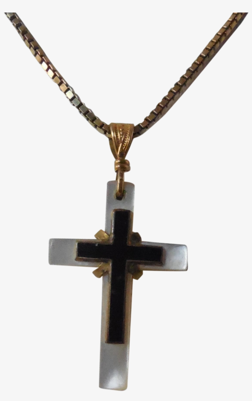 Gorgeous Antique Enamel Mother - Gorgeous Antique Enamel & Mother Of Pearl Cross, transparent png
