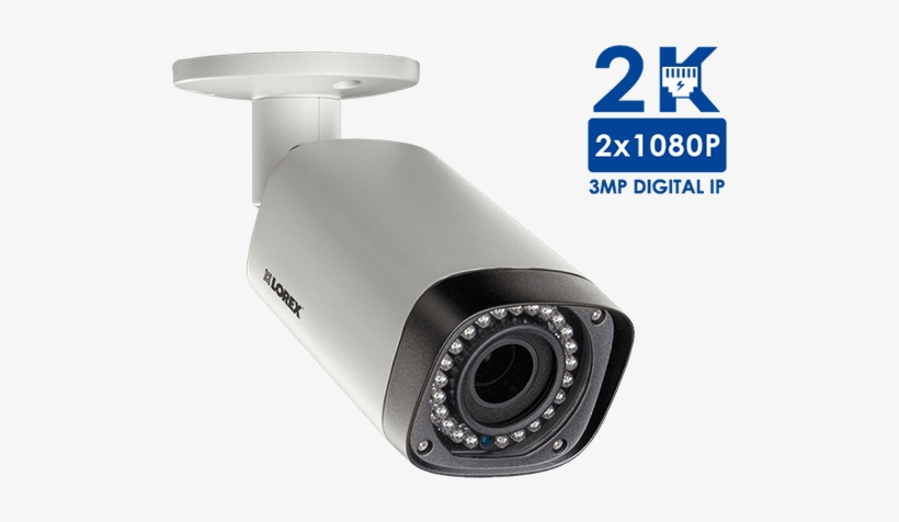 Camera Transparent Security - Lorex By Flir Lnb3373sb 3.0-megapixel Hd Varifocal, transparent png