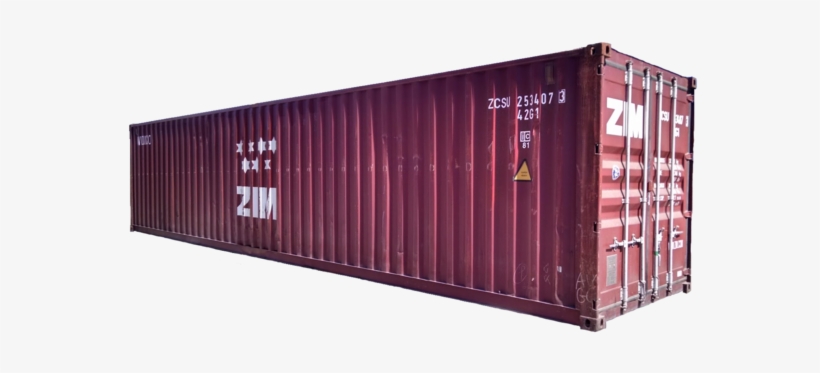 40' X 8' X - Intermodal Container, transparent png