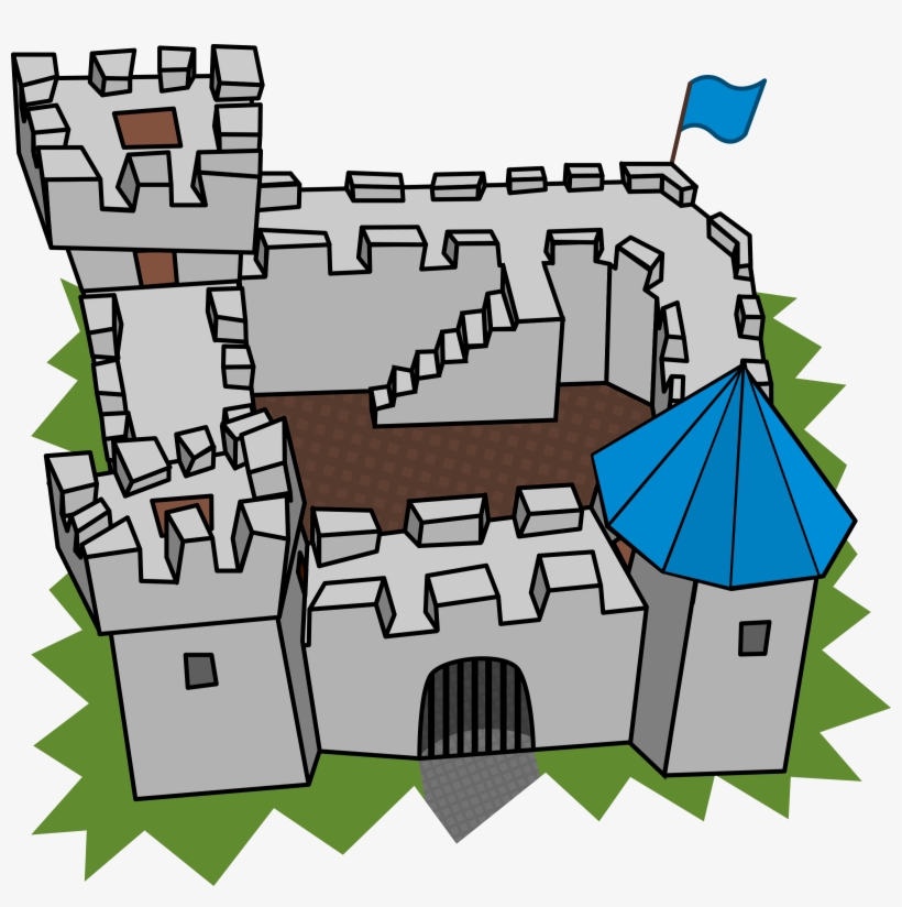 This Free Clipart Png Design Of Cartoon Castle, transparent png