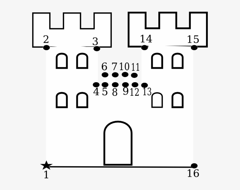 Castle Svg Clip Arts 600 X 569 Px, transparent png