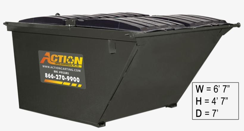 4 Yard Container - Intermodal Container, transparent png