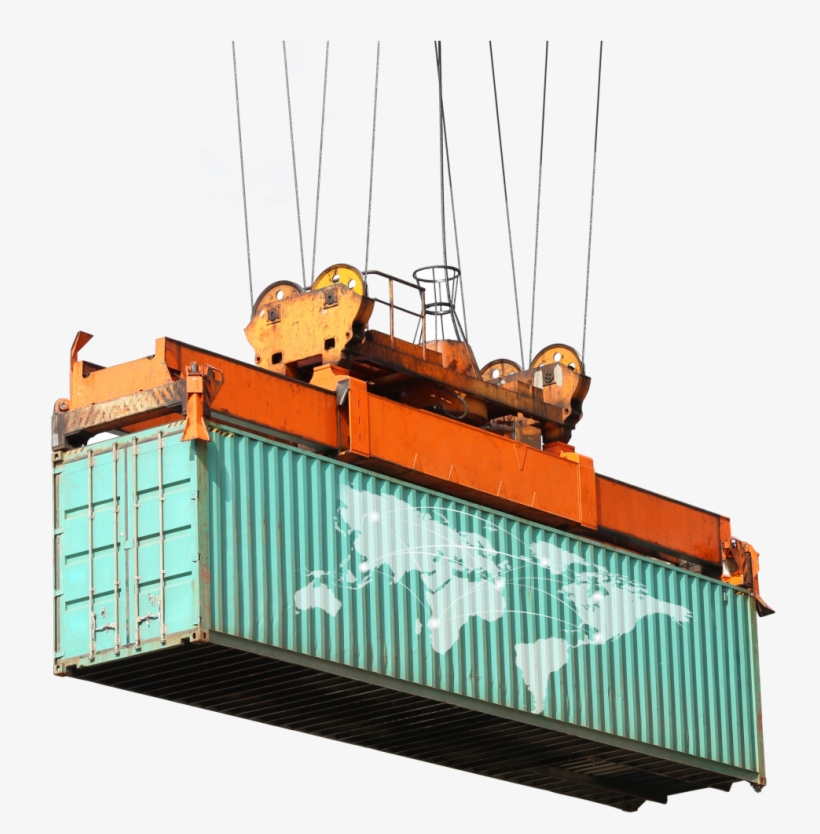 Moving Containers Through Multiple Ports & Ramps - Container Crane Png ...