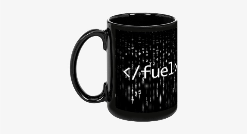 Code Fuel Matrix Style Coffee Mug - Mug, transparent png