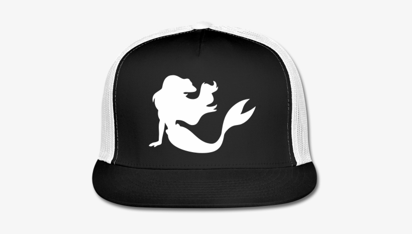 Mer Cap Trucker Cap - Little Mermaid Car Sticker, transparent png