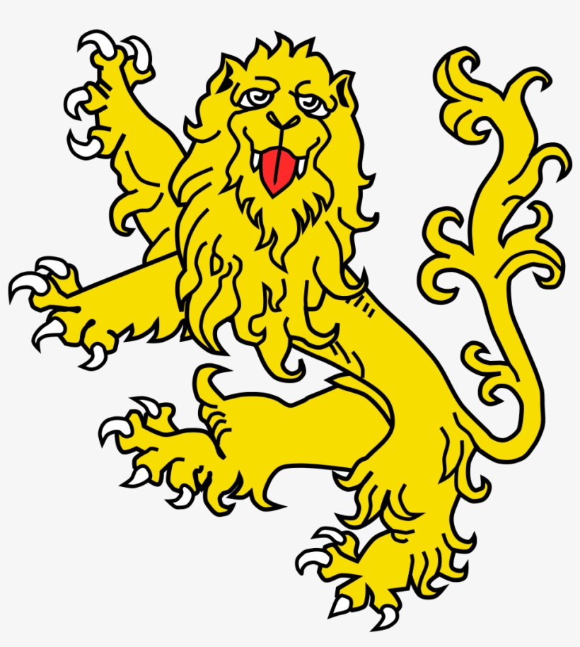 Lion Rampant Guardant, transparent png
