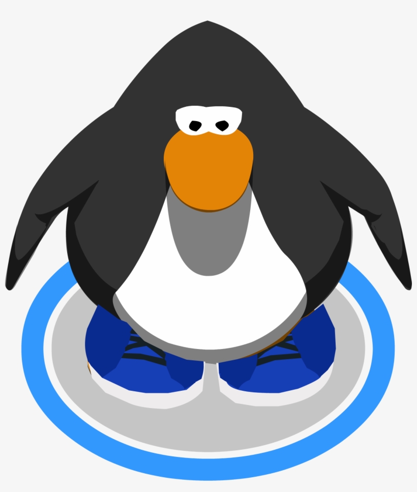 Royal Blue Sneakers In-game - Red Penguin Club Penguin, transparent png