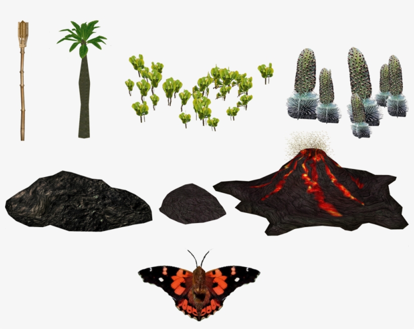 Intersting Islands- Hawaii Objects - Zoo Tycoon 2 Hawaii, transparent png