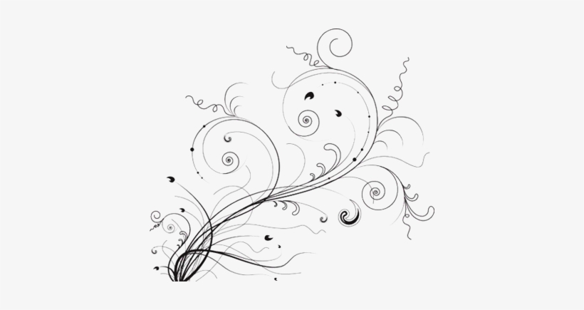 White Flower Vector Png Pics Photos - Floral Flower Wall Mural 4, transparent png