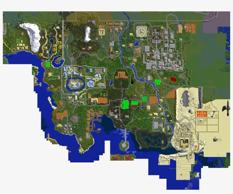 Download Transparent Minescape Map With Rune Altar Spots - Map - PNGkit