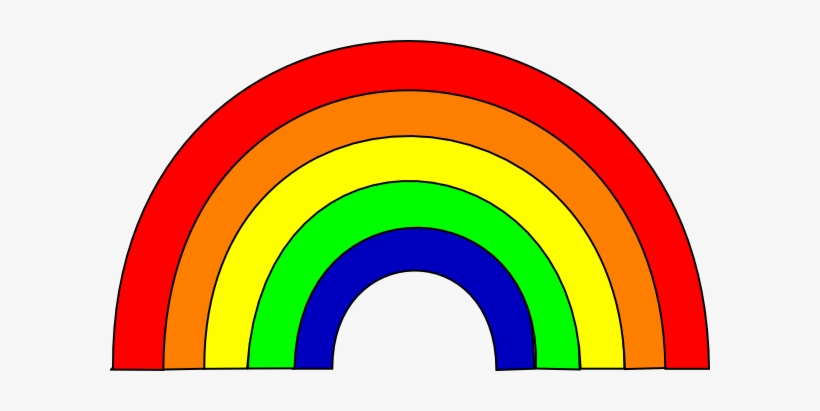 Rainbow Clip Art At Vector Clip Art - Small Rainbow Clipart, transparent png