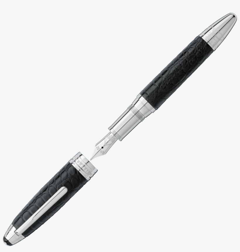 Sheaffer 300 Glossy Black Featuring Chrome Plate Trim, transparent png
