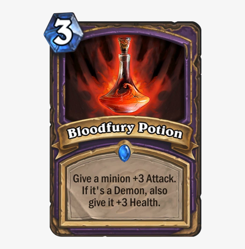Bloodfury Potion - Hearthstone Bloodfury Potion, transparent png