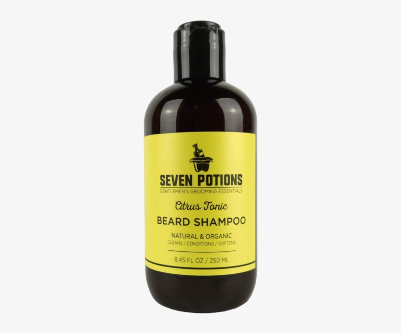 Beard Shampoo Citrus Tonic - Shampoo, transparent png