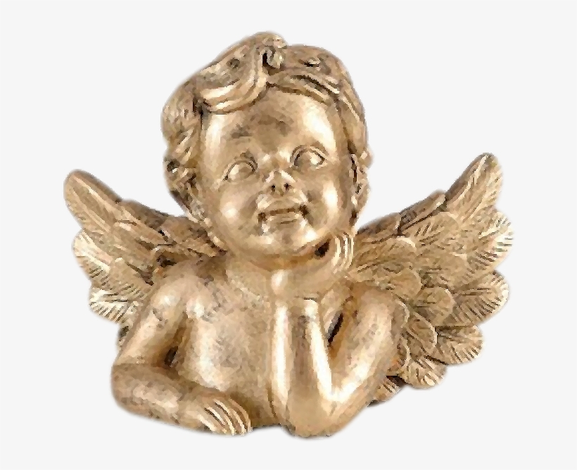 Little Angels Golden Statues - Statue, transparent png